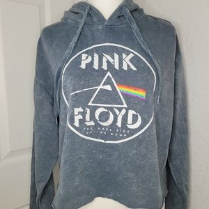 *NEW* PINK FLOYD Dark Side of the Moon Crop Hoodie